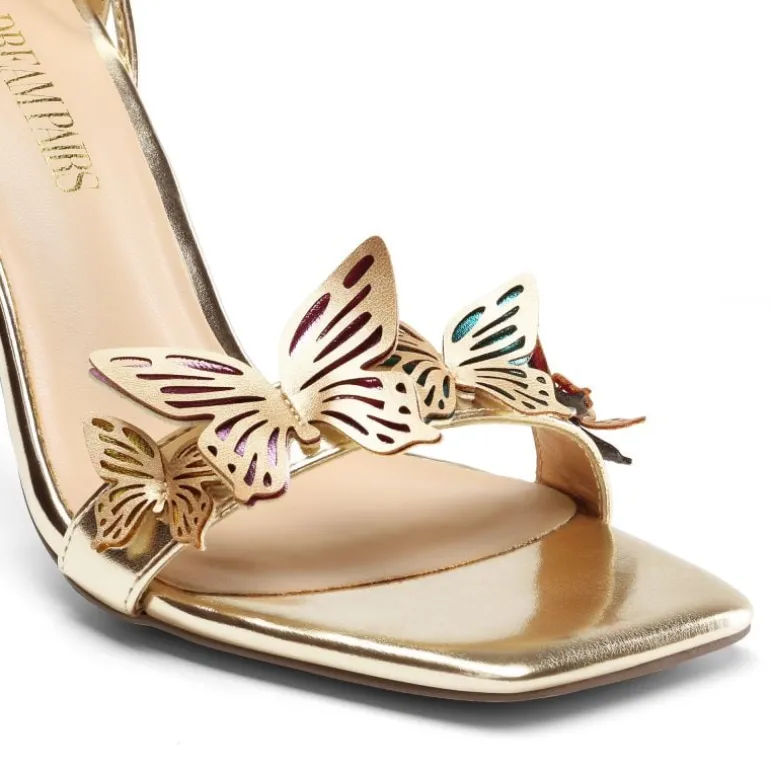 Butterfly Lace Up Stilleto High Heels