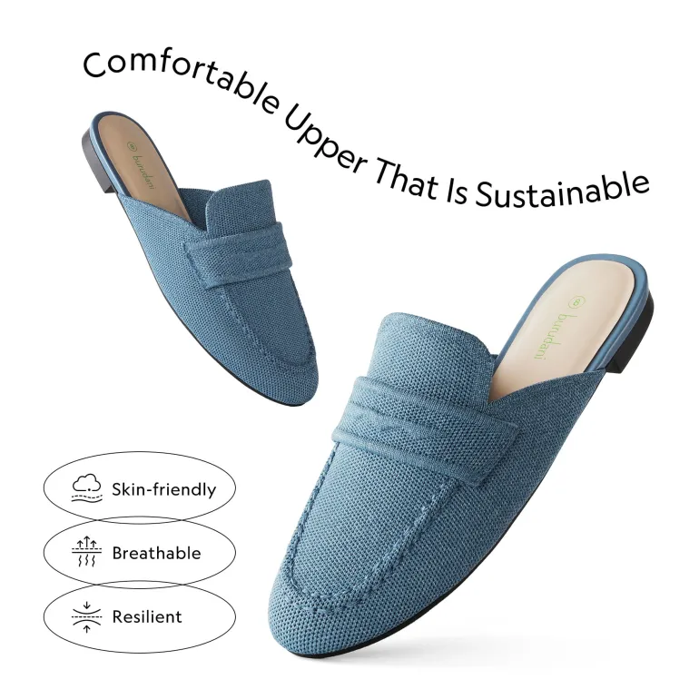 Casual Knitted Round Toe Mules