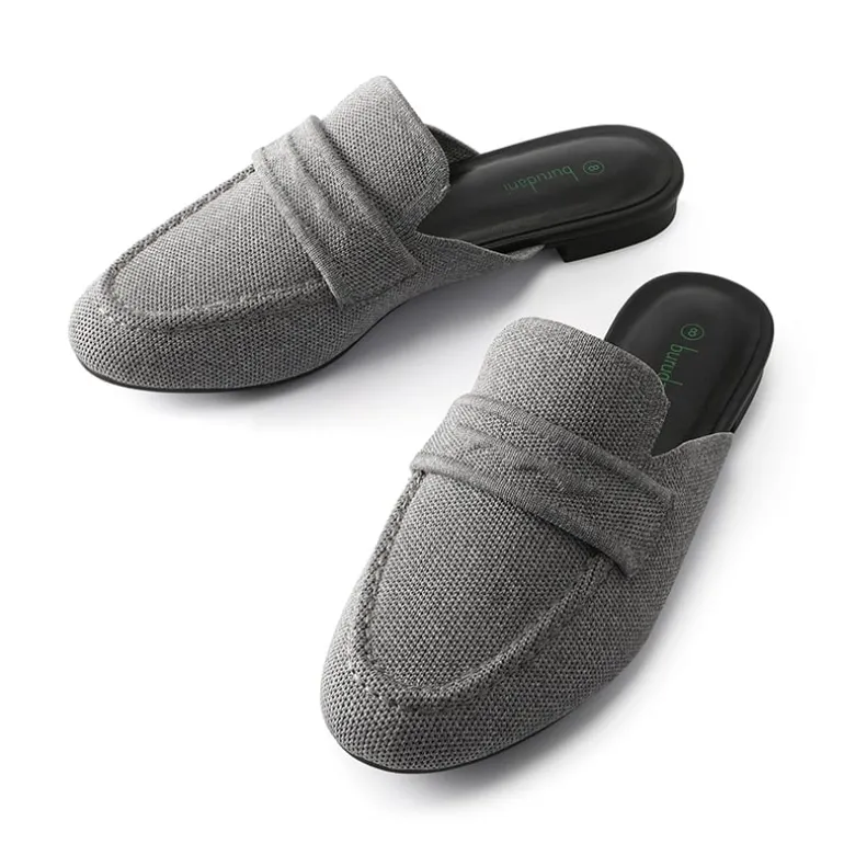 Casual Knitted Round Toe Mules