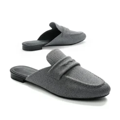 Casual Knitted Round Toe Mules