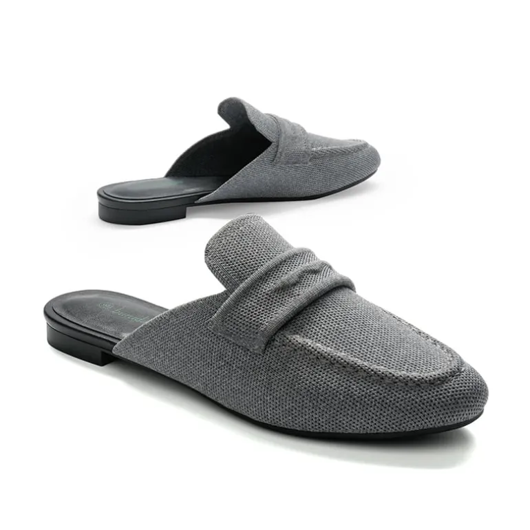 Casual Knitted Round Toe Mules