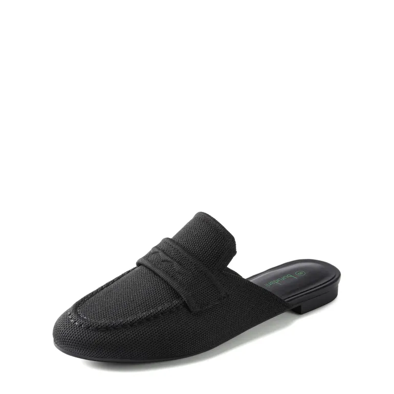 Casual Knitted Round Toe Mules