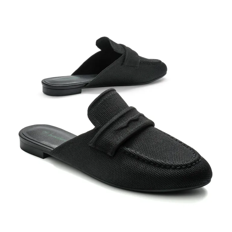 Casual Knitted Round Toe Mules