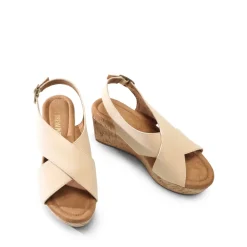 Casual Platform Criss-Cross Wedge Sandals