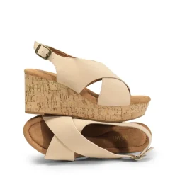 Casual Platform Criss-Cross Wedge Sandals