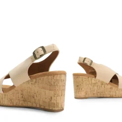 Casual Platform Criss-Cross Wedge Sandals
