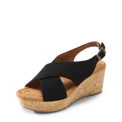Casual Platform Criss-Cross Wedge Sandals