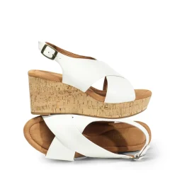 Casual Platform Criss-Cross Wedge Sandals