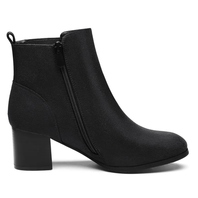Chelsea Chunky Block Heel Booties