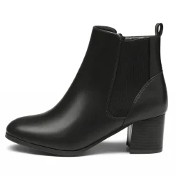 Chelsea Chunky Block Heel Booties