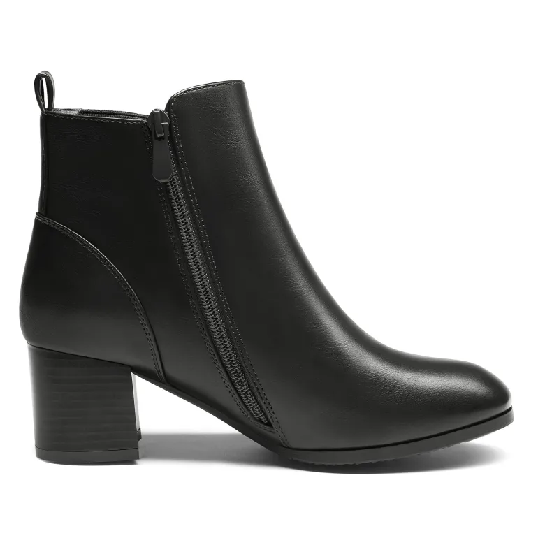 Chelsea Chunky Block Heel Booties