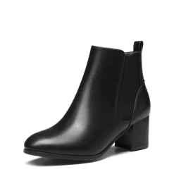 Chelsea Chunky Block Heel Booties