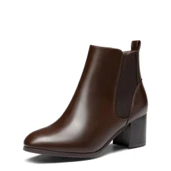 Chelsea Chunky Block Heel Booties