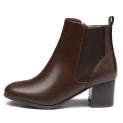 Chelsea Chunky Block Heel Booties