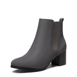 Chelsea Chunky Block Heel Booties