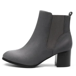 Chelsea Chunky Block Heel Booties