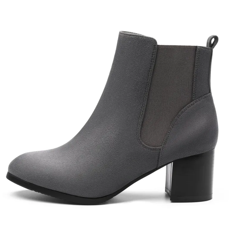 Chelsea Chunky Block Heel Booties
