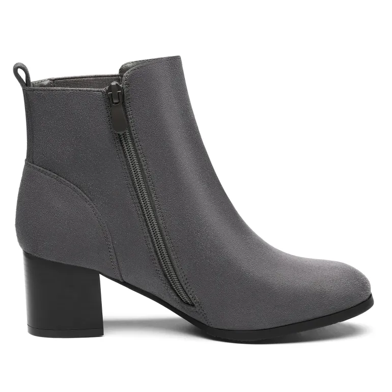 Chelsea Chunky Block Heel Booties
