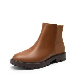 Chelsea Low Heel Pull-On Ankle Boots