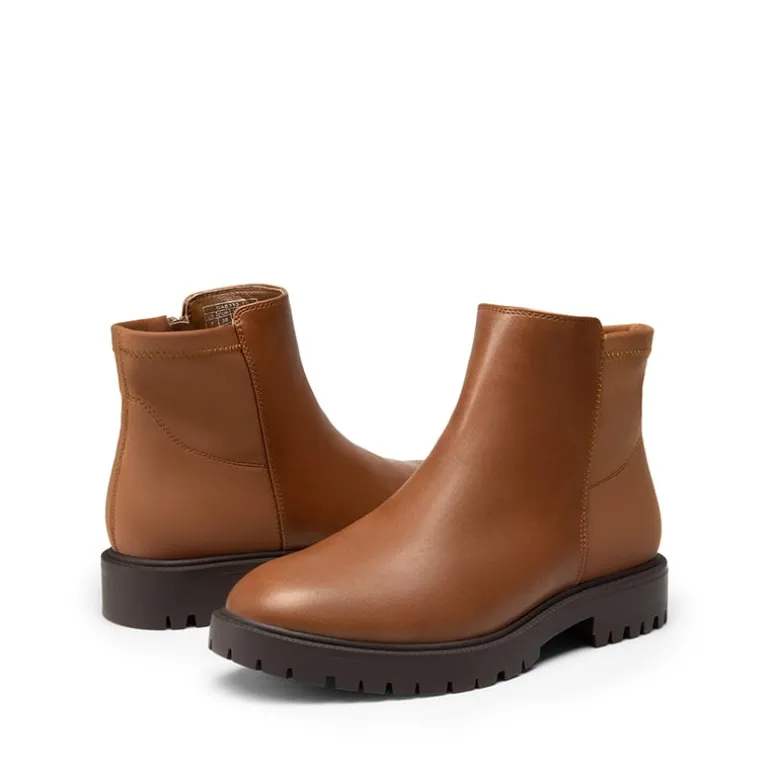Chelsea Low Heel Pull-On Ankle Boots