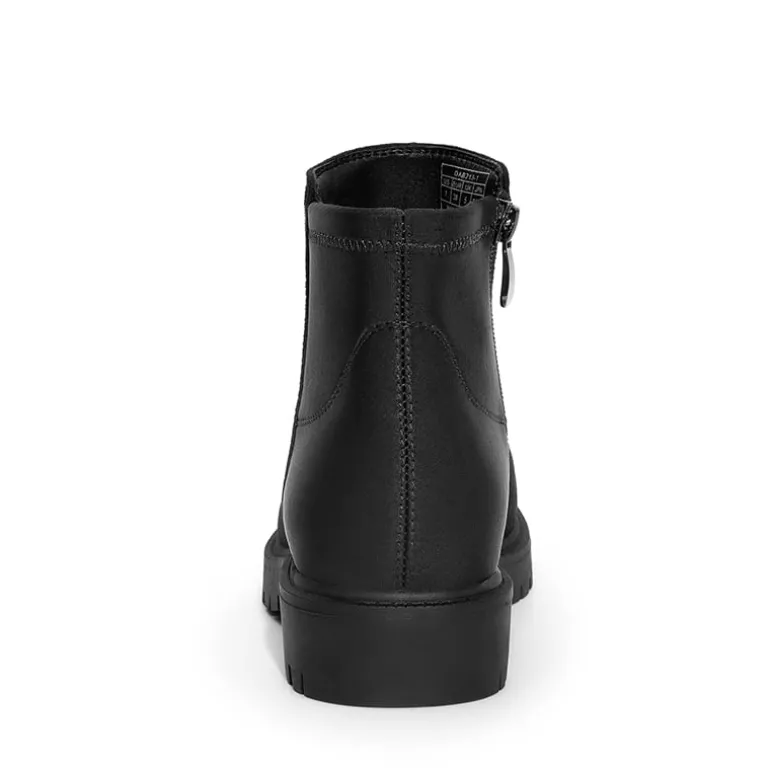 Chelsea Low Heel Pull-On Ankle Boots