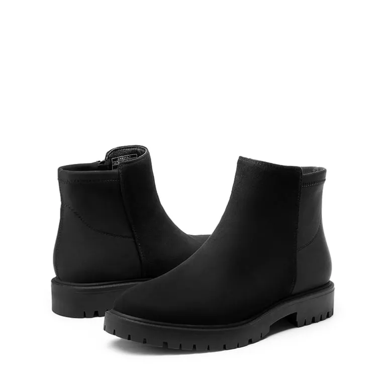 Chelsea Low Heel Pull-On Ankle Boots