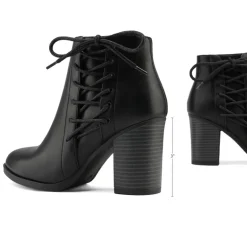 Chicago Chunky Heel Ankle Booties