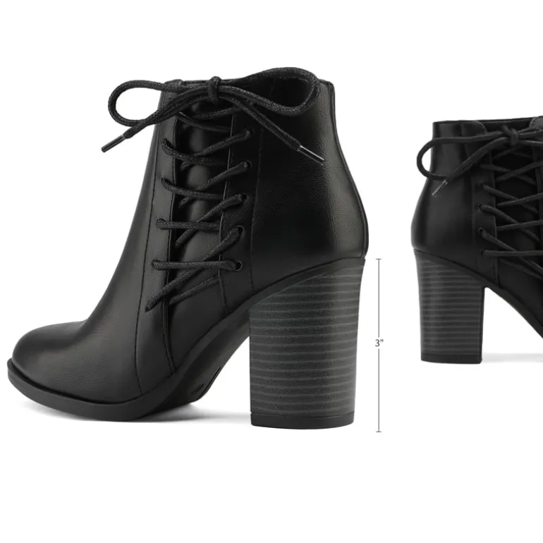 Chicago Chunky Heel Ankle Booties