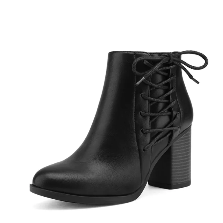 Chicago Chunky Heel Ankle Booties