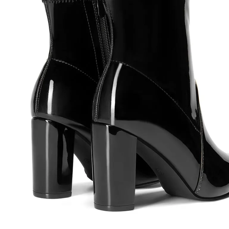 Chic Chunky Heel Ankle Boots