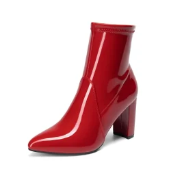 Chic Chunky Heel Ankle Boots