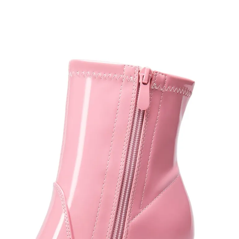 Chic Chunky Heel Ankle Boots