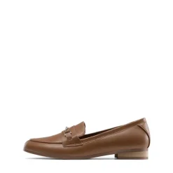 Chic Metallic Detail Loafers