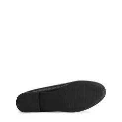 Chic Metallic Detail Loafers