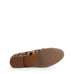 Chic Metallic Detail Loafers