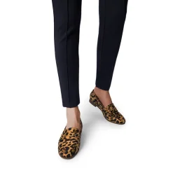 Chic Metallic Detail Loafers