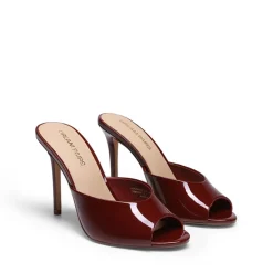 Chic Open Toe Stiletto Mule Heels