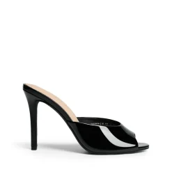 Chic Open Toe Stiletto Mule Heels