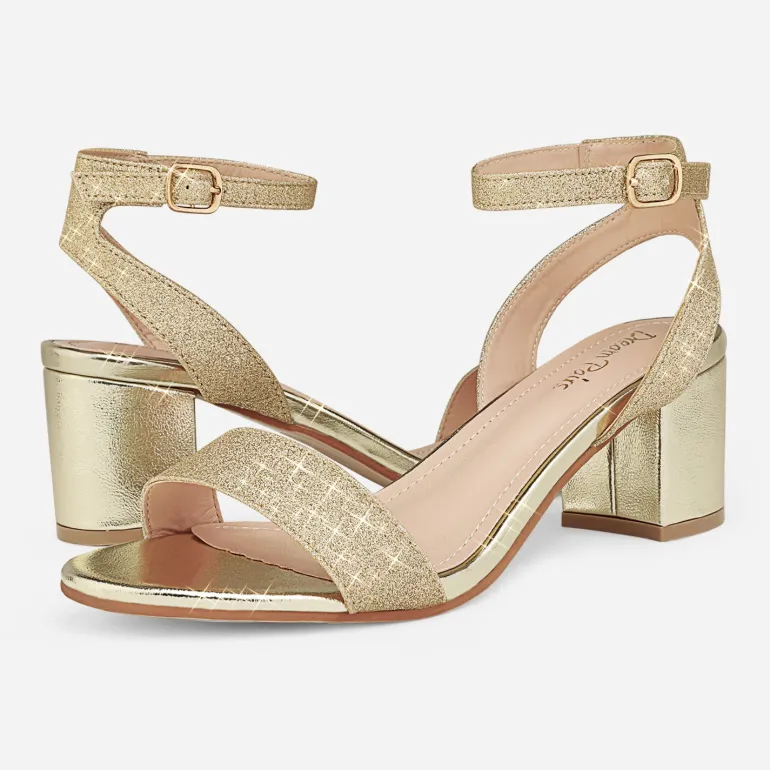 Chunky Block Heel Sandals