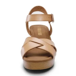 Chunky Criss Cross Platform Sandals