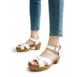 Chunky Criss Cross Platform Sandals