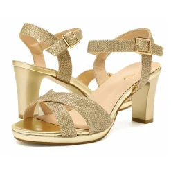 Chunky Heel Ankle Strap Sandals