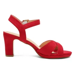 Chunky Heel Ankle Strap Sandals
