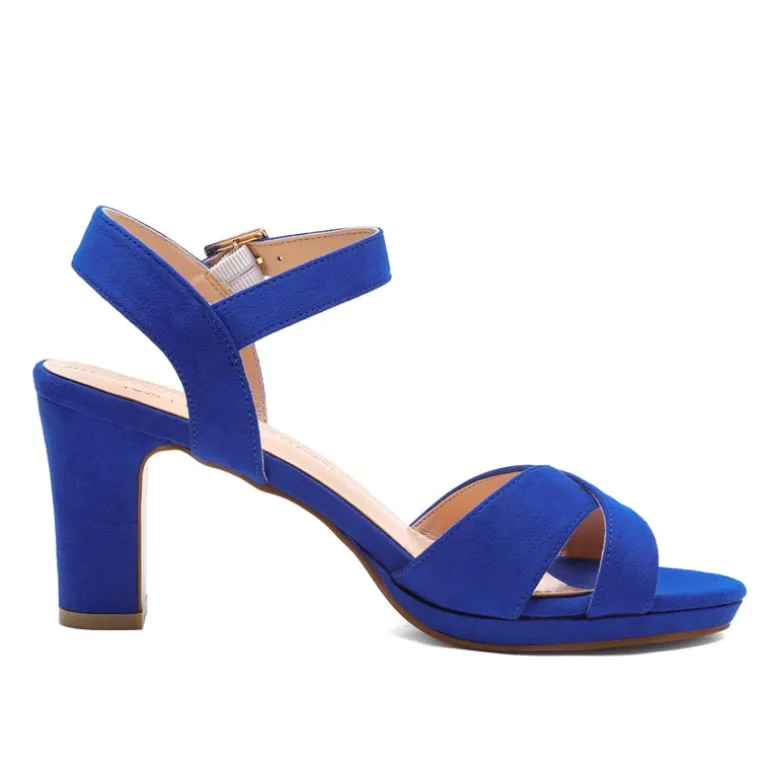 Chunky Heel Ankle Strap Sandals