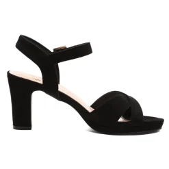 Chunky Heel Ankle Strap Sandals