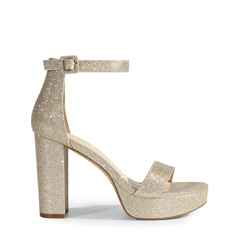Chunky Heel Platform Ankle Strap Sandals