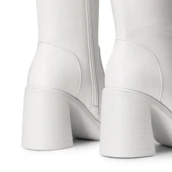 Chunky Heel Platform Knee-high Boots