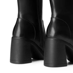 Chunky Heel Platform Knee-high Boots