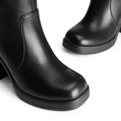 Chunky Heel Platform Knee-high Boots