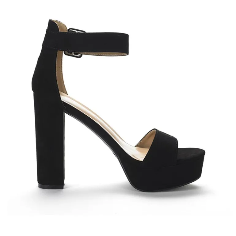 Chunky High Heel Platform Sandals